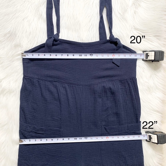 SOLD-Madewell Jumpsuit Slouchy Navy Blue Overalls - Picture 12 of 13